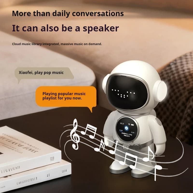 Интелигентен настолен робот LIGE с Wi‑Fi, Bluetooth и гласово управление