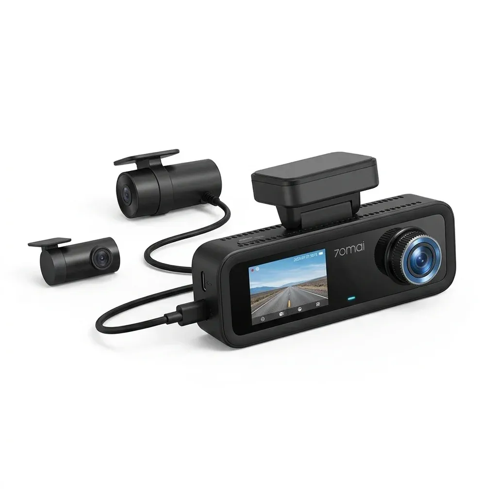 70mai T800E триканален 4K видеорегистратор с GPS и паркинг режим