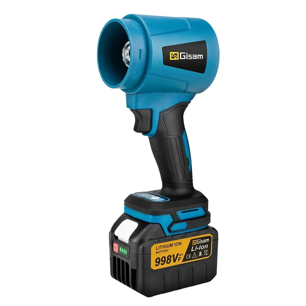 Gisam безчетков турбо въздуходув за 18V Makita