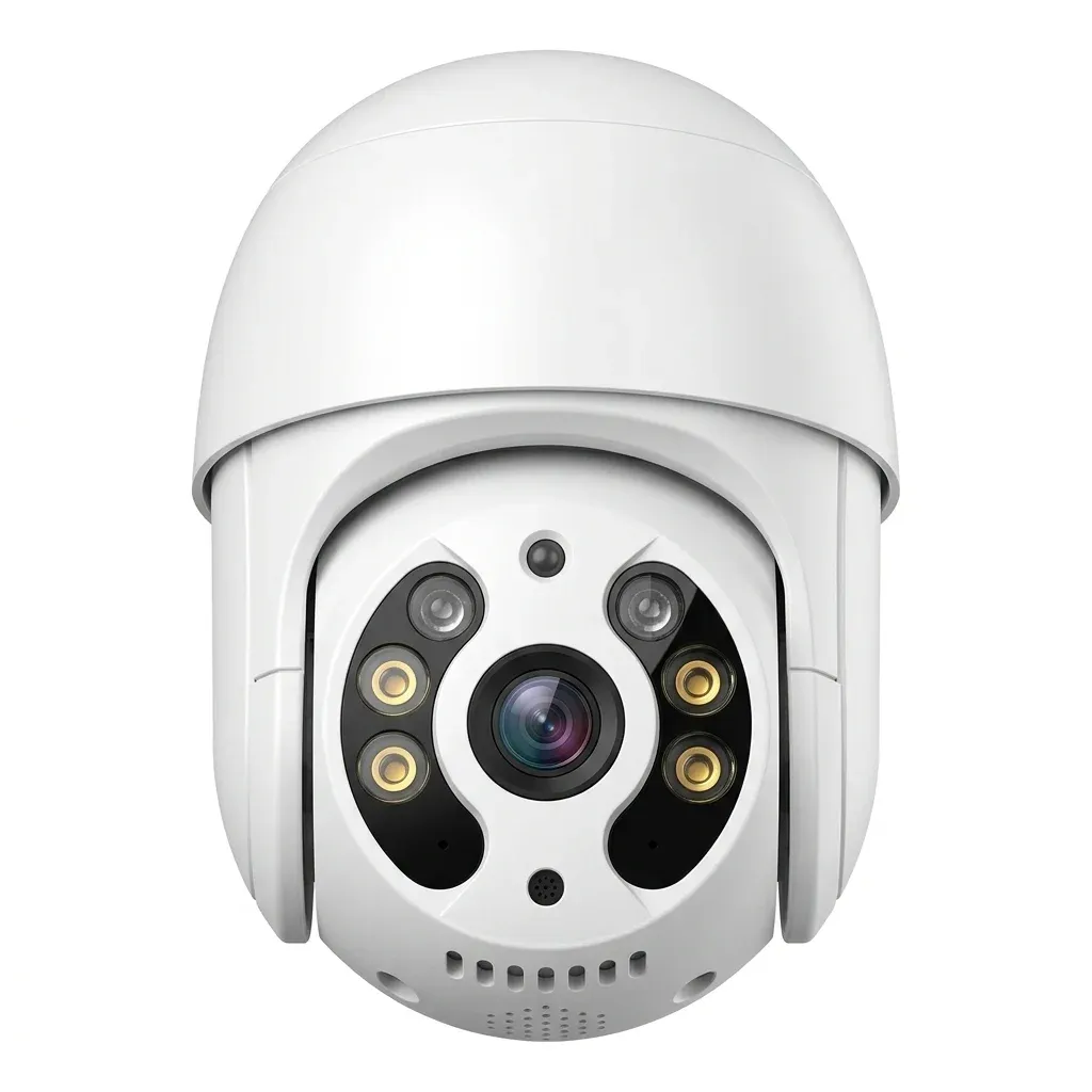Външна Wi‑Fi PTZ камера 8MP с цветно нощно виждане и авто проследяване
