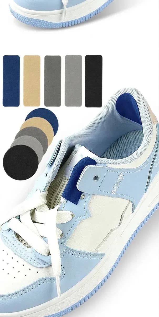 Самозалепващи велурени лепенки за ремонт на обувки, 6 броя