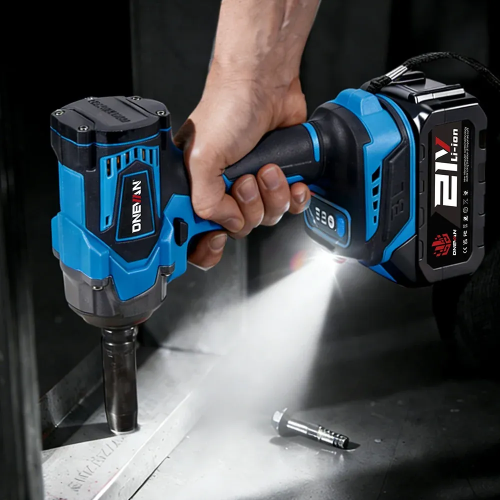 Безчетков акумулаторен ударен гайковерт ONEVAN 1/2" 1200 Nm