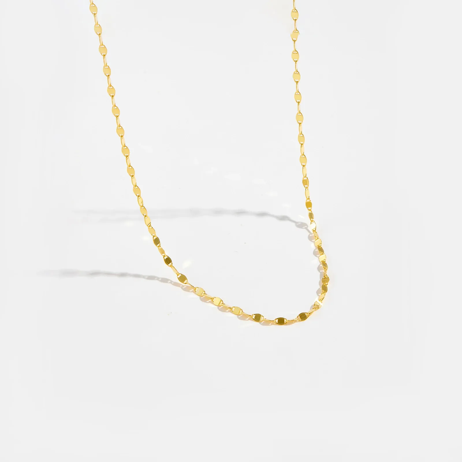 Фино позлатено чокър колие от 925 сребро с кръгъл циркон