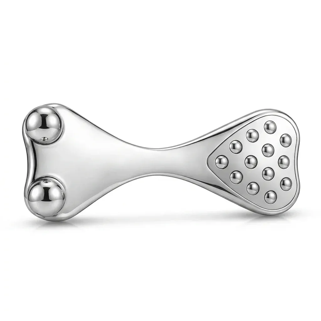 4-в-1 масажен ролер и гуаша инструмент за лице