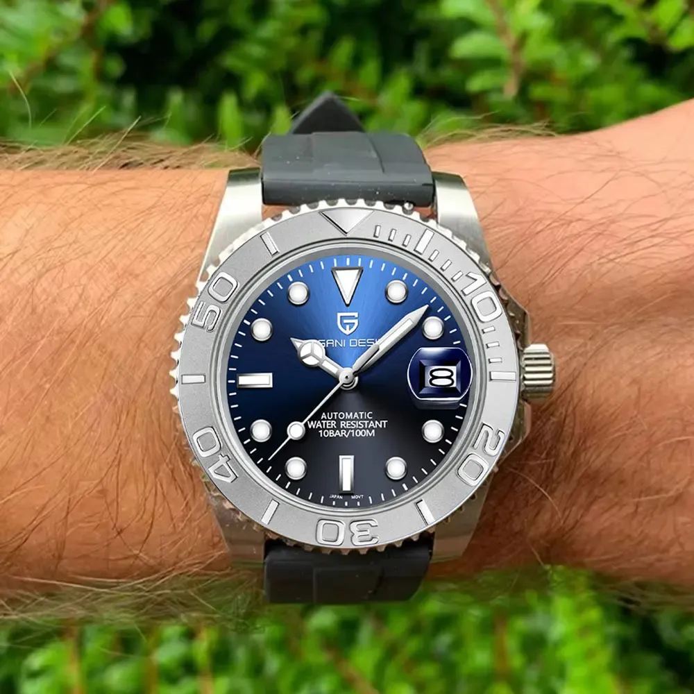 Механичен мъжки часовник AP с сапфирено стъкло и 10 Bar водоустойчивост