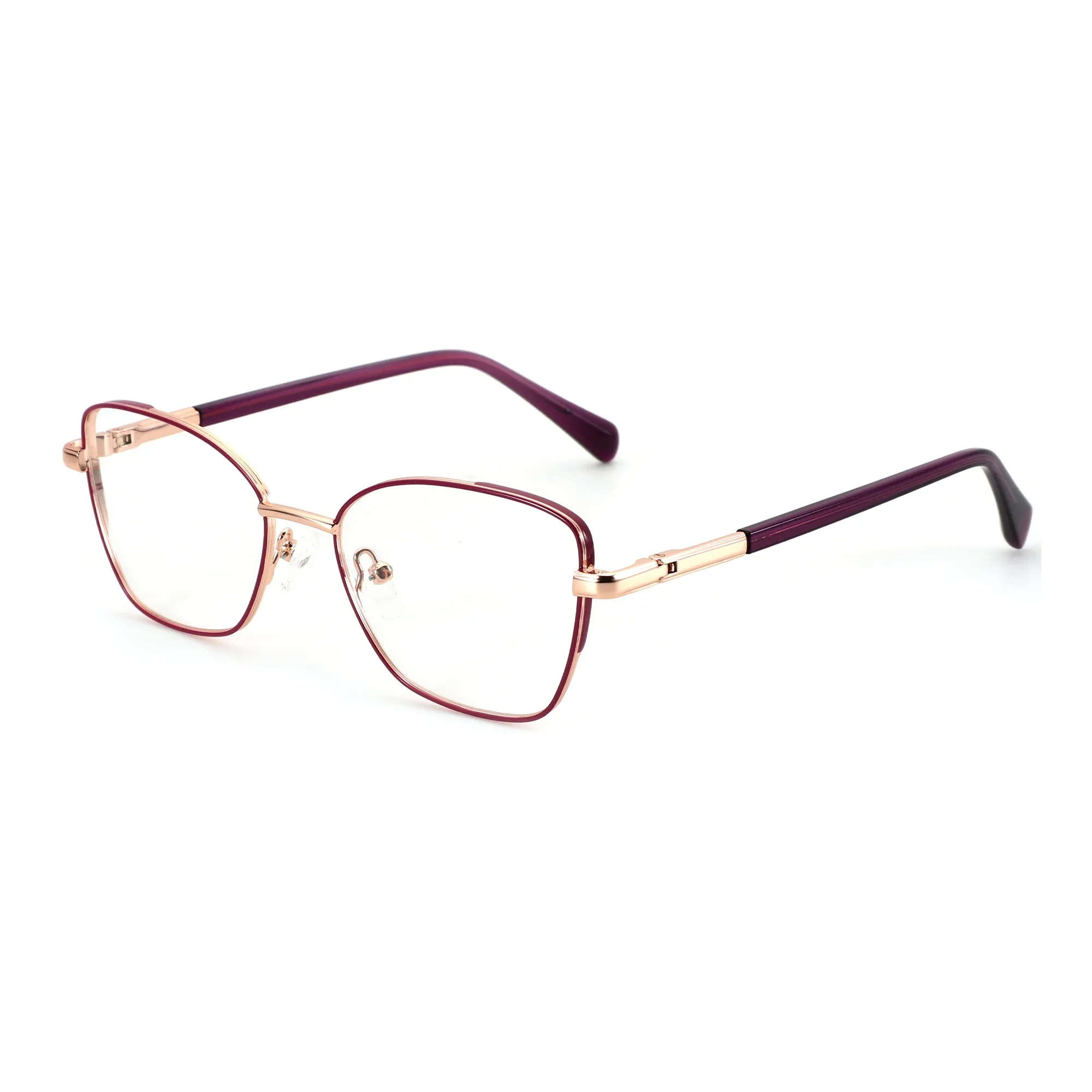 Дамски диоптрични очила BLUEMOKY тип пеперуда с метална рамка