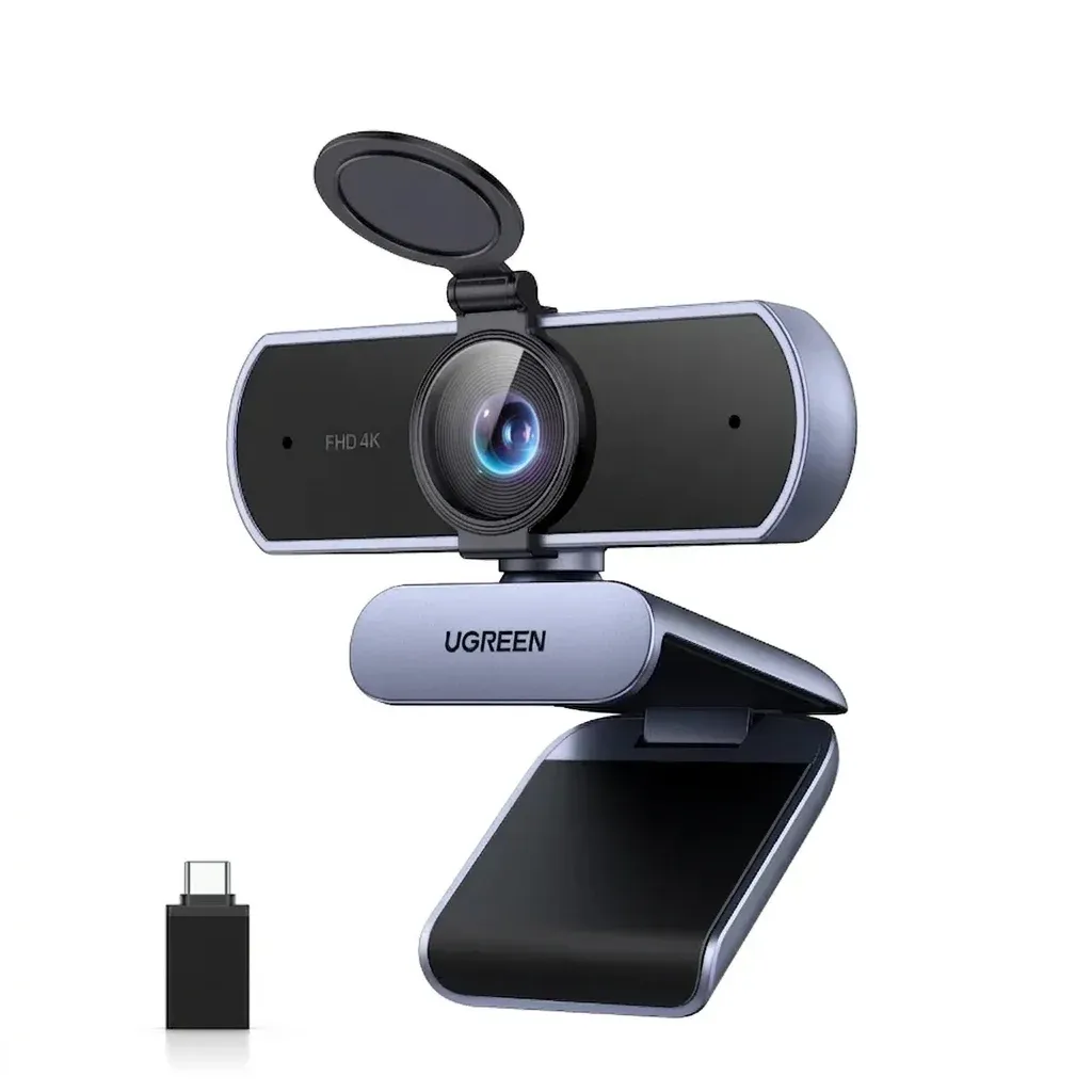 4K USB уеб камера UGREEN с автофокус и двоен микрофон