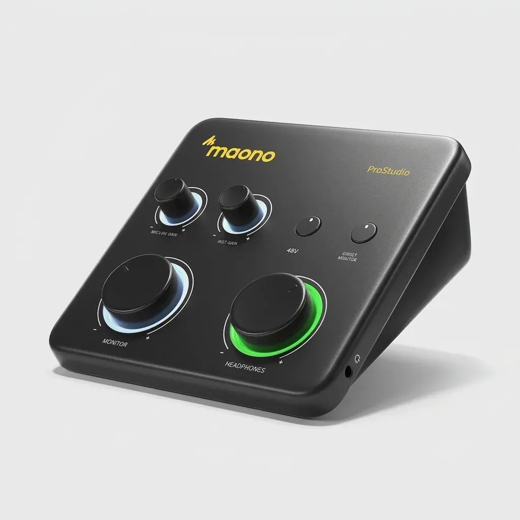 MAONO PS22 Lite USB аудио интерфейс за запис и стрийминг