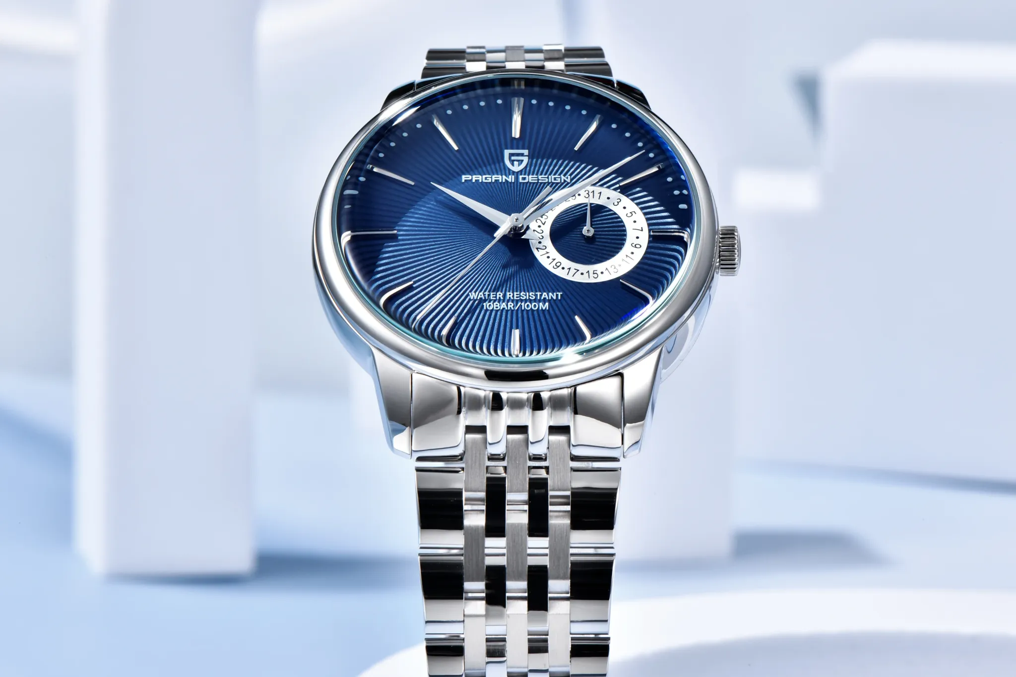 Мъжки кварцов часовник PAGANI DESIGN PD1654 със сапфир и 10 Bar