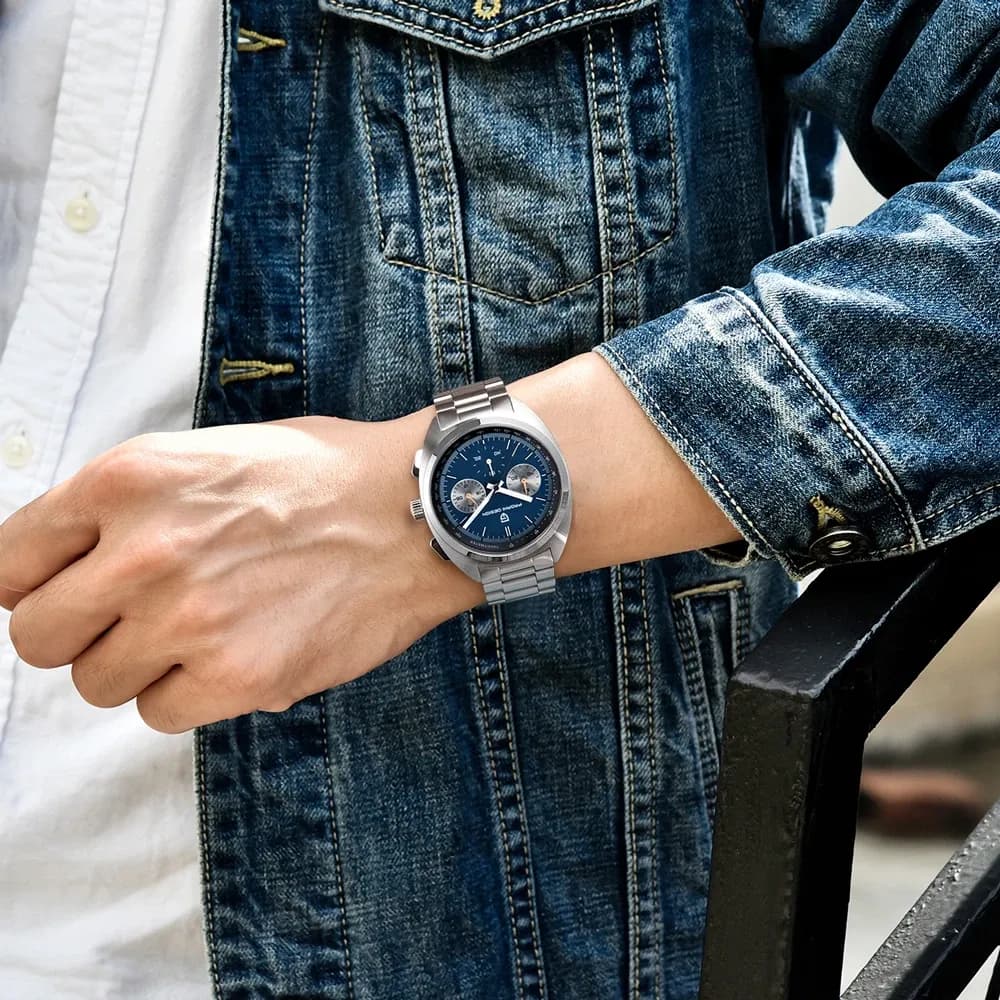 PAGANI DESIGN Panda Chronograph кварцов часовник със сапфирено стъкло