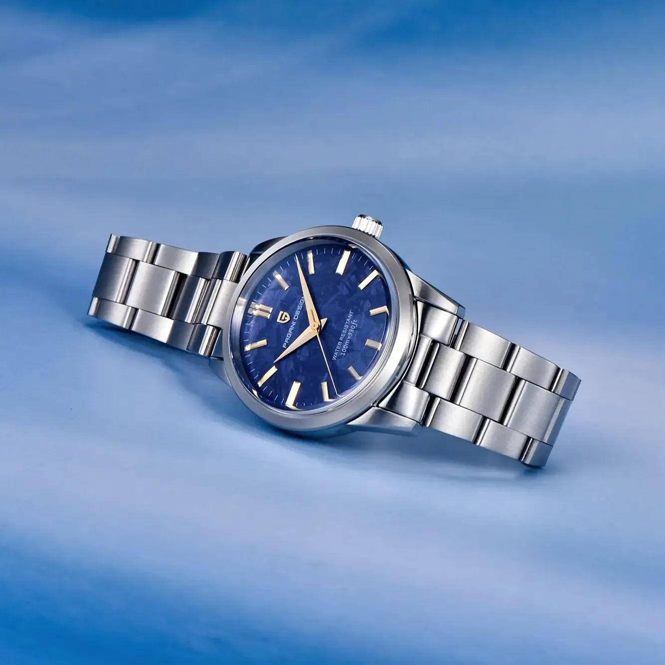 Мъжки кварцов часовник PAGANI DESIGN PD1734 40 мм със сапфир и 100 м водоустойчивост