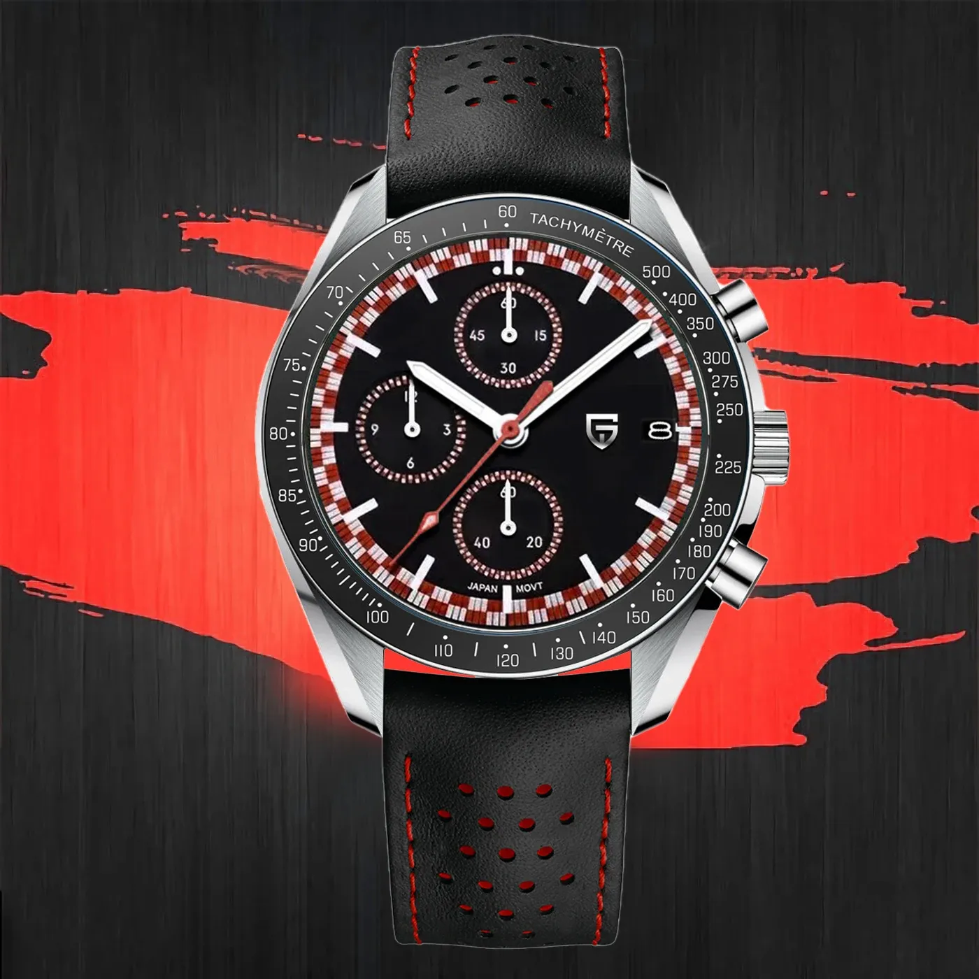 Мъжки спортен кварцов хронограф PAGANI DESIGN VK67