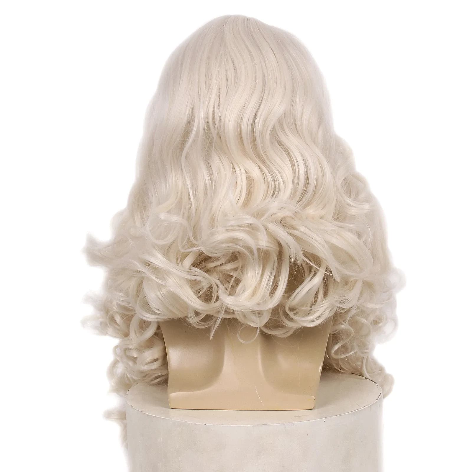 Синтетичен комплект брада и перука за Коледен Дядо Коледа