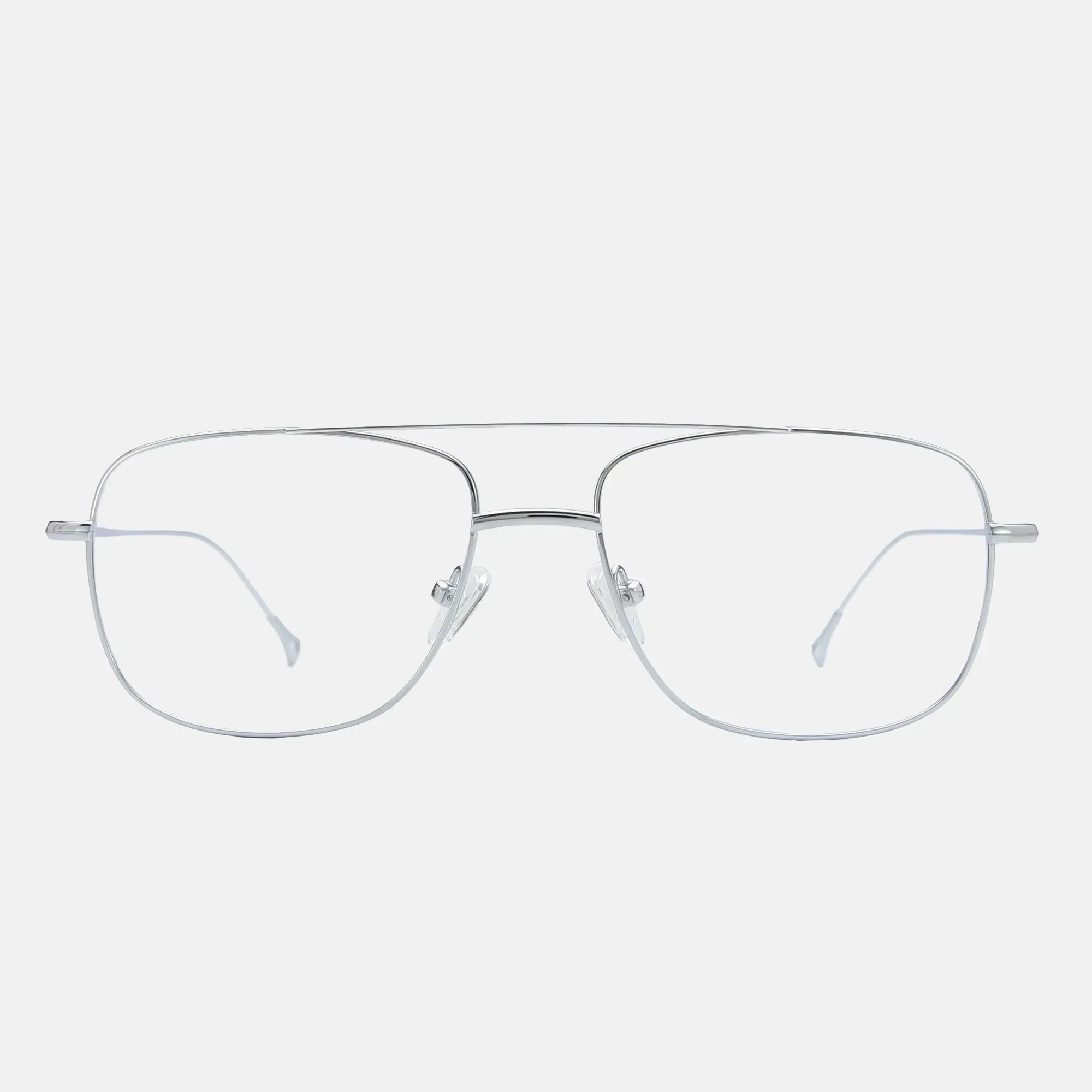 Титанови пилотски диоптрични очила BLUEMOKY с прогресивни и анти-сини лещи