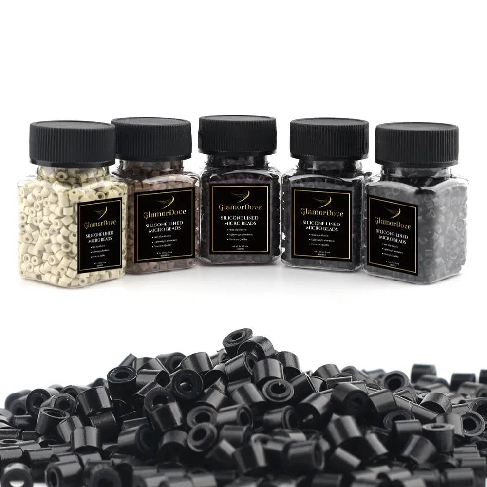 Силиконови микрорингове за удължаване на коса, 1000 броя