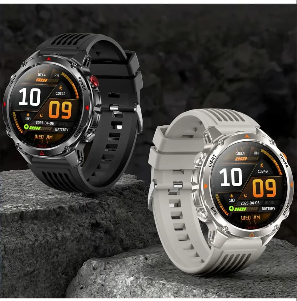 LIGE здрав GPS смарт часовник с компас и фенерче