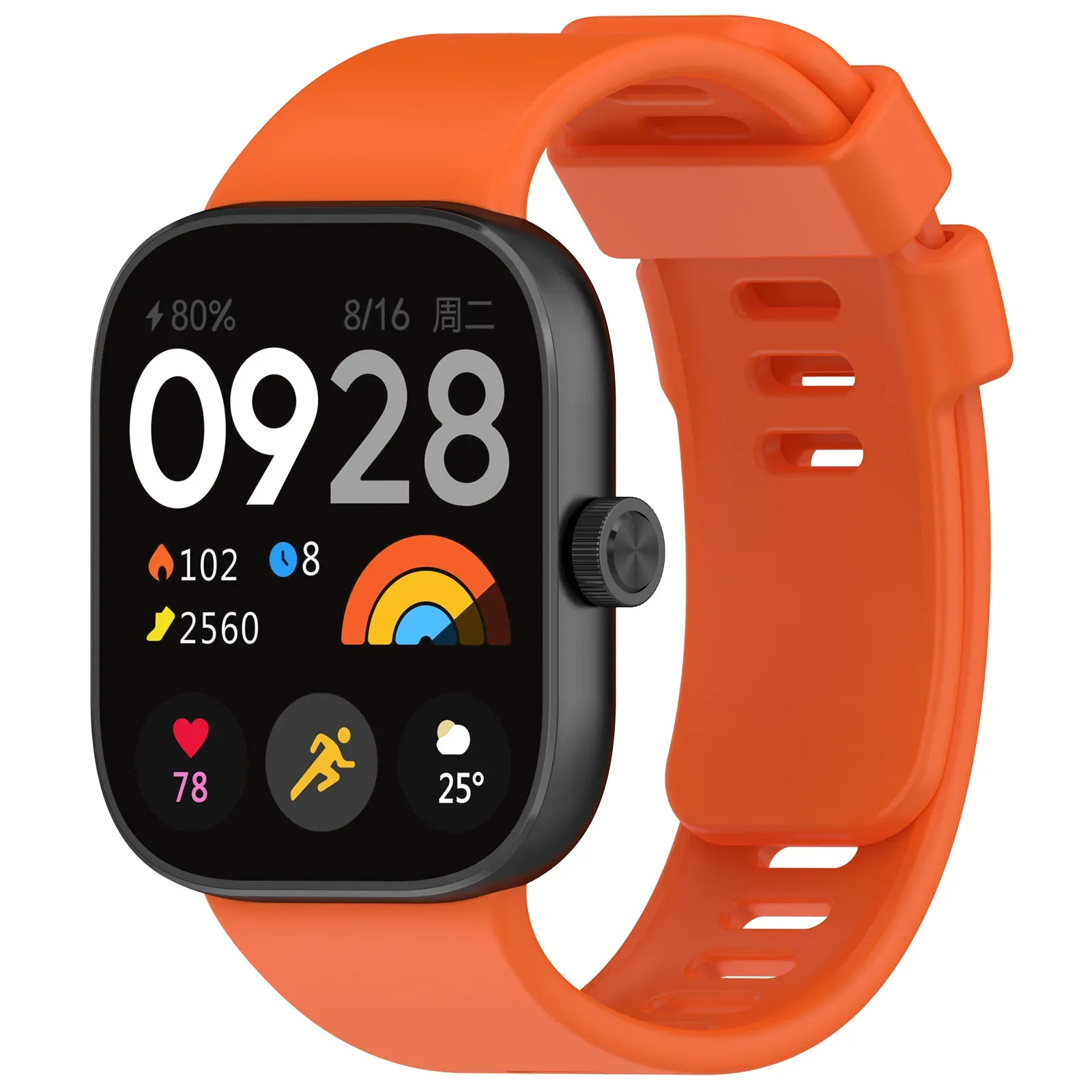 Силиконова каишка CRESTED за Redmi Watch 4/5/6 и Mi Band 8 Pro/9 Pro