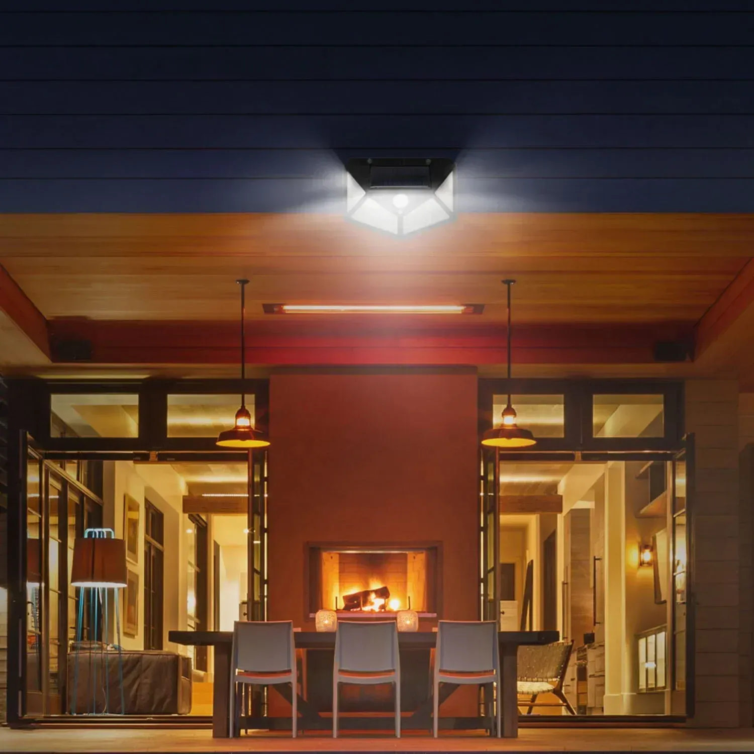 Соларен LED прожектор с датчик за движение ESMARTER 100 LED