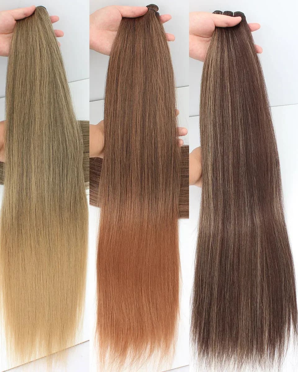 Синтетичен прав кичур 65 см за обем и дължина