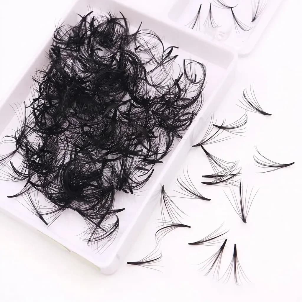 Готови обемни мигли в бяла тава