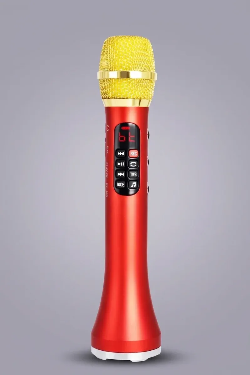 Портативен караоке микрофон-колонка с Bluetooth и батерия 6400 mAh