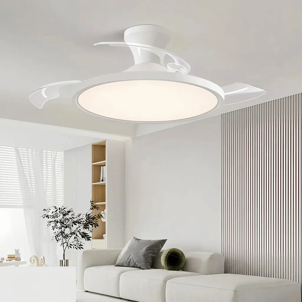 IRALAN смарт таванен вентилатор с LED осветление и дистанционно управление