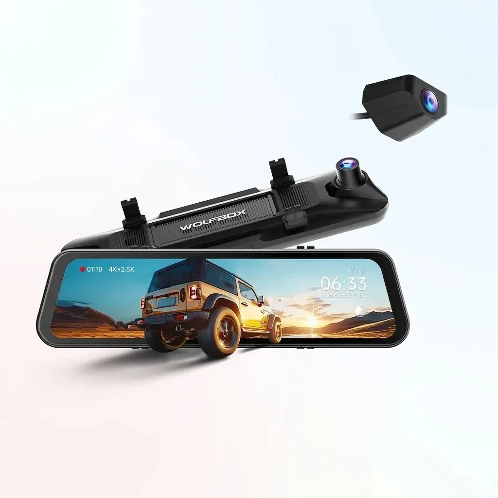 WOLFBOX видеорегистратор с предна и задна камера
