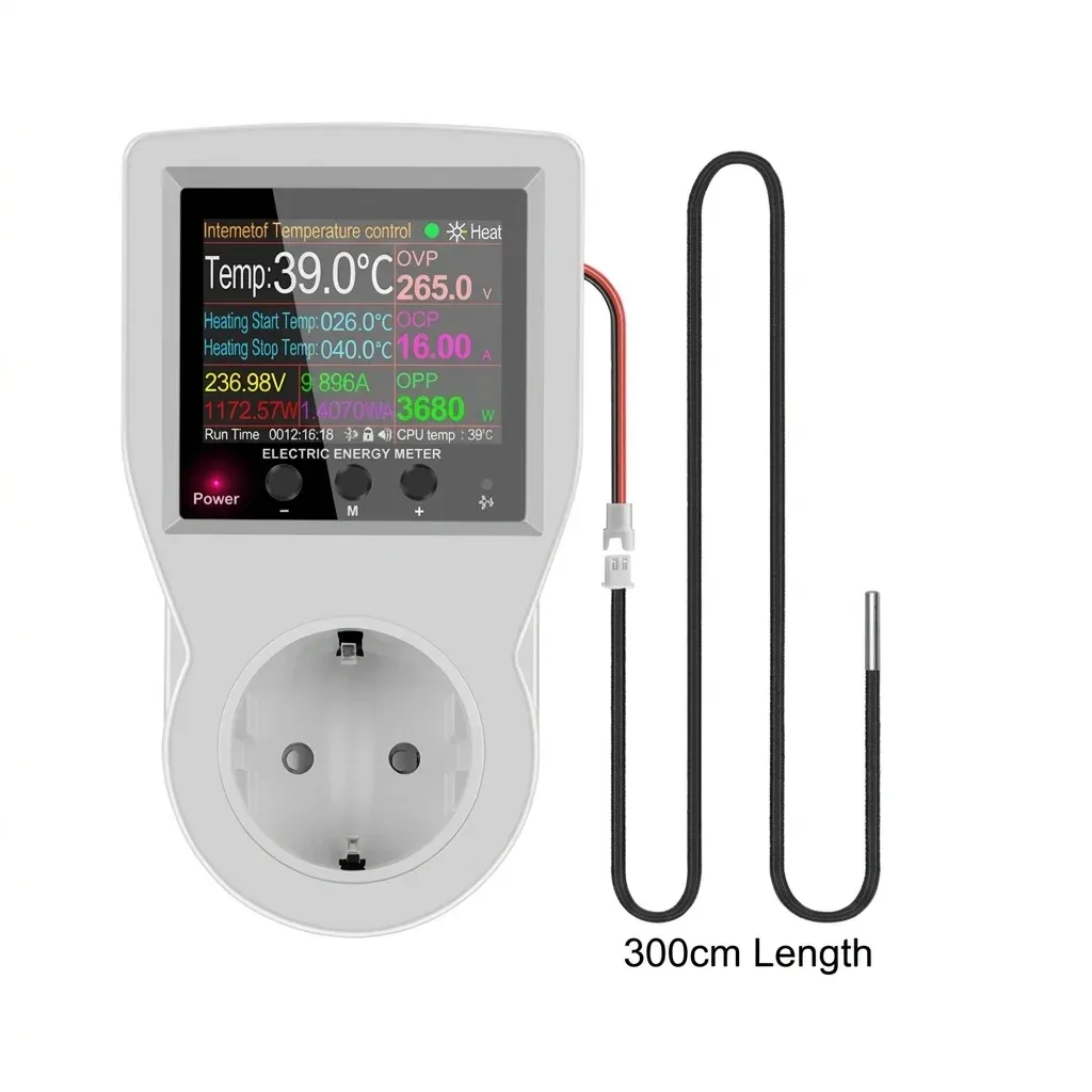 Tuya Wi‑Fi термостатен контакт със сензор