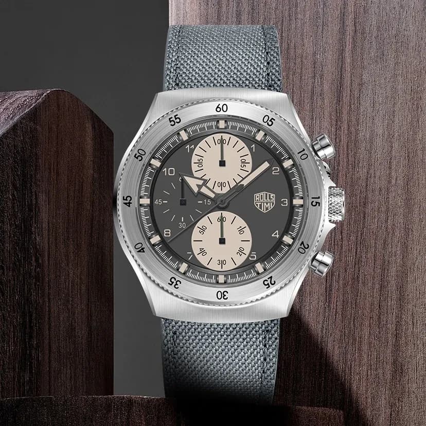 Ретро мъжки хронограф PAGANI DESIGN с сапфирено стъкло и 10 Bar