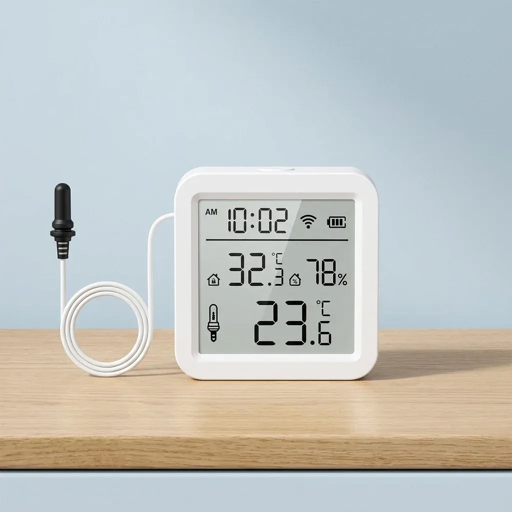 Tuya Wi‑Fi термометър с външна сонда
