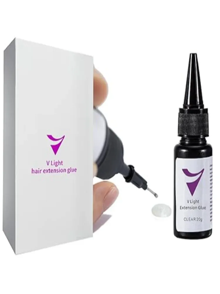 V Light UV комплект за удължаване на коса с апликатор