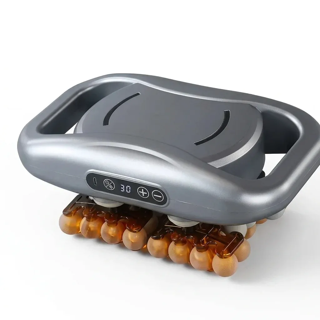 Портативен масажен пистолет с 42 накрайника и 9 режима