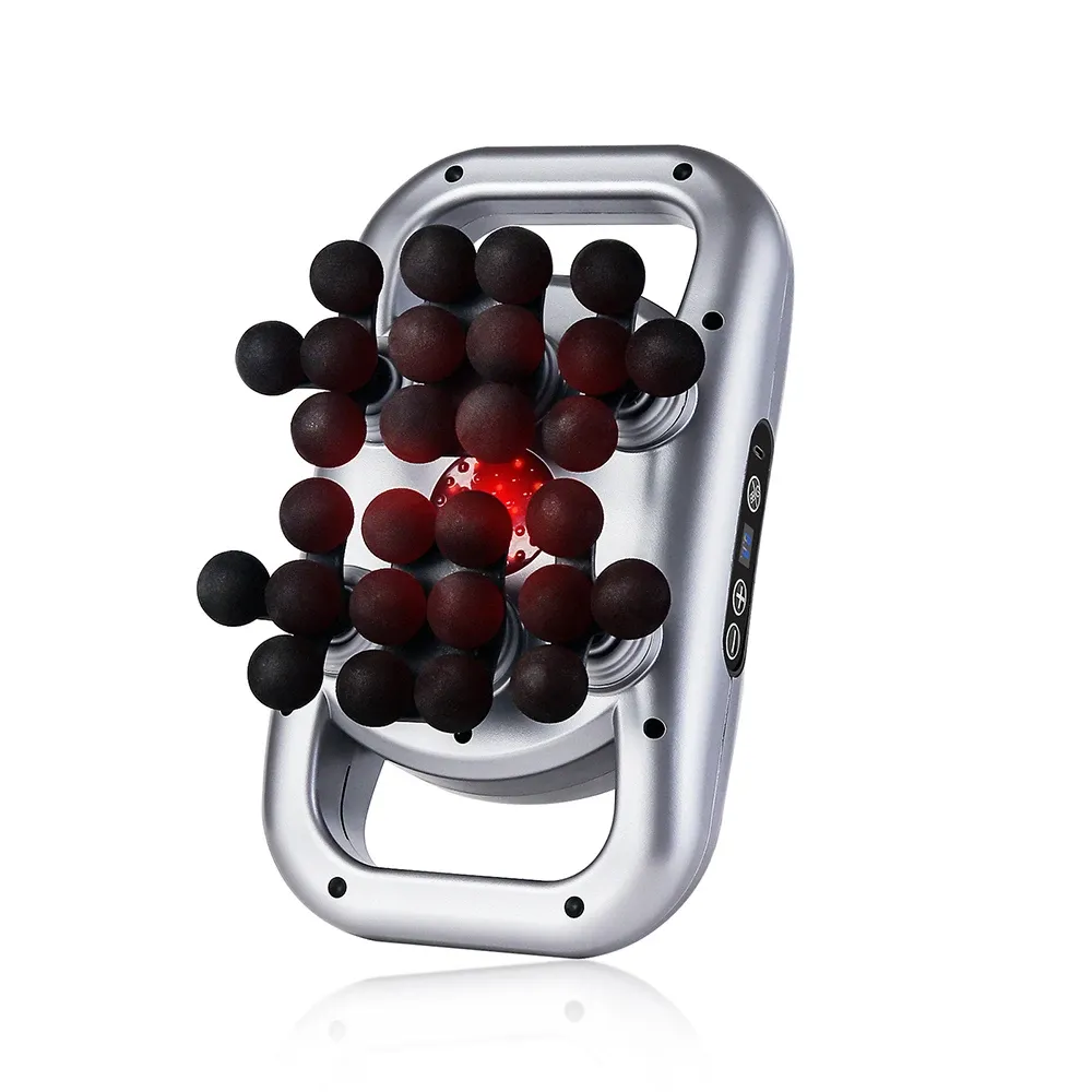 Масажен пистолет с 30 накрайника за цялото тяло