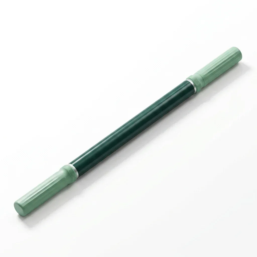 Компактен зелен масажен ролер