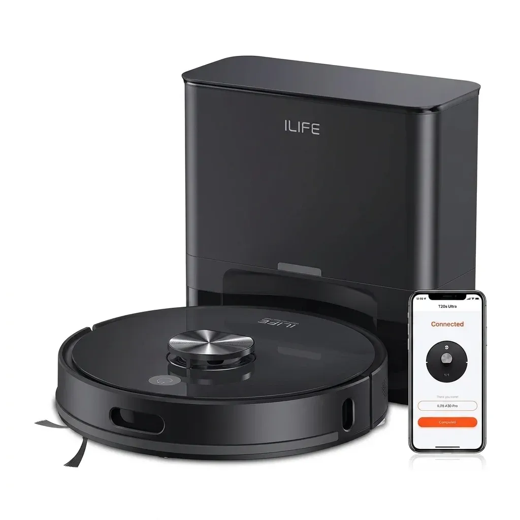 Робот прахосмукачка ILIFE T20s Ultra с база