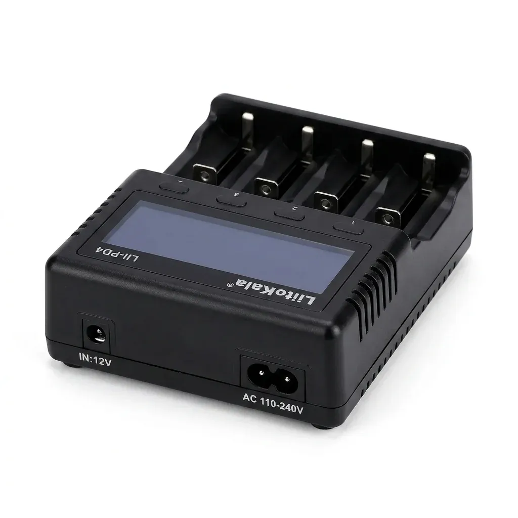 Интелигентно AC зарядно LiitoKala Lii-PD4 за AA/AAA и 18650/21700