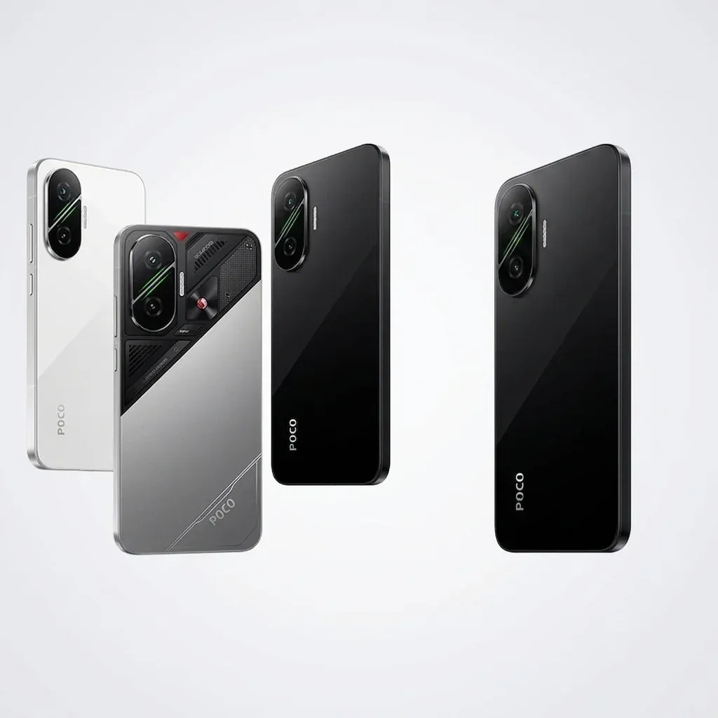 Смартфон POCO F7 5G в студио