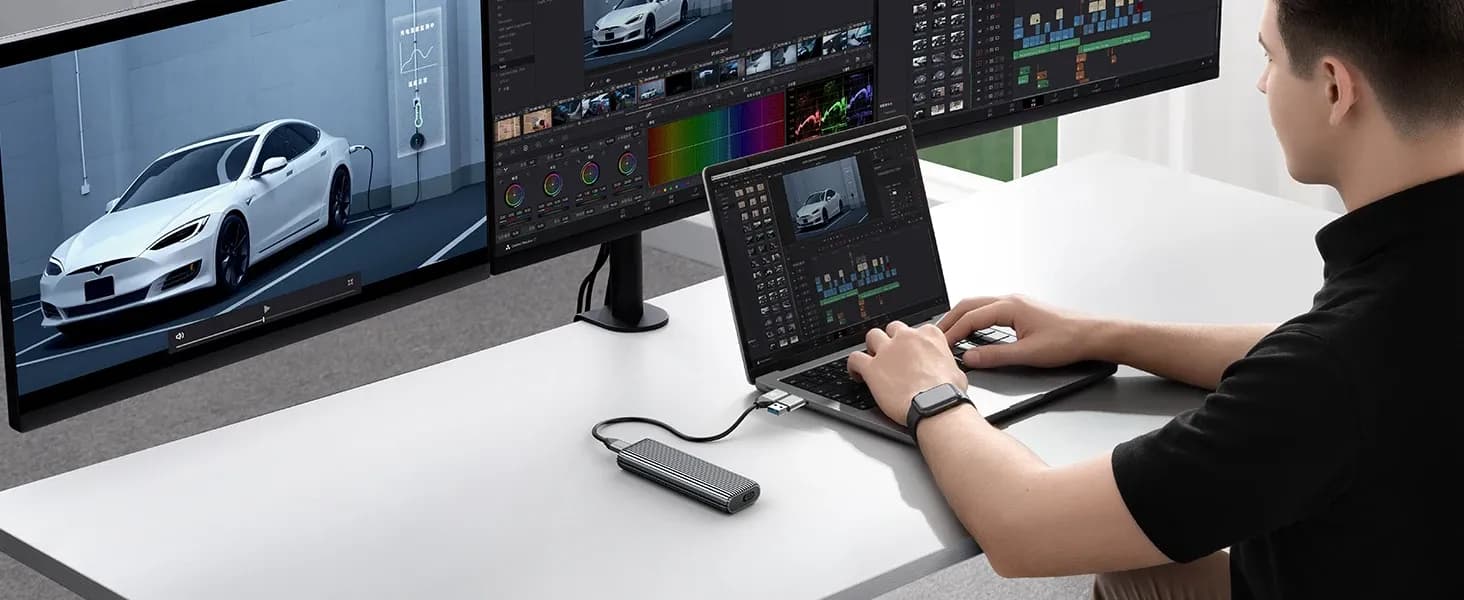 Алуминиев M.2 NVMe кутия ORICO 10Gbps с USB-C