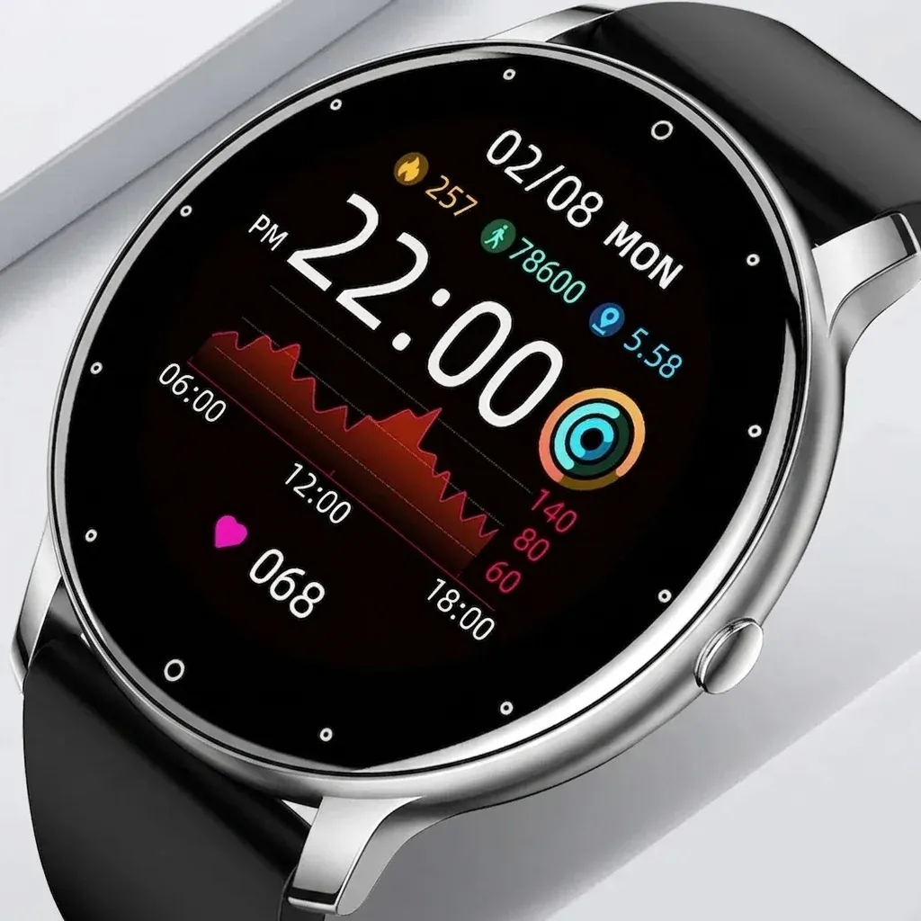 Смарт часовник LIGE с кръгъл дисплей