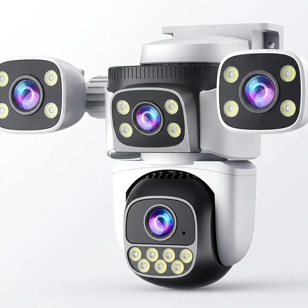 Четирилензова Wi‑Fi PTZ охранителна камера