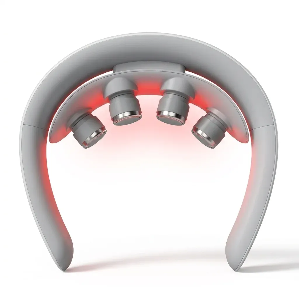 Безжичен масажор за врат с нагряване