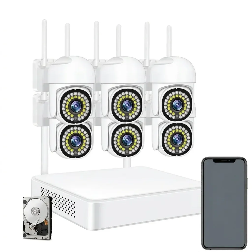 Безжичен PTZ комплект с NVR